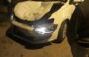 Motosiklet ile otomobil çarpıştı: 2 Yaralı