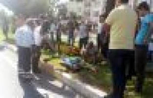 Motosiklet Takla Attı 