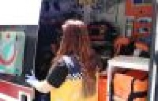 Motosiklet yayaya çarptı: 1 Yaralı