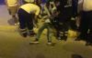 Motosikletle otomobil çarpıştı: 1 yaralı