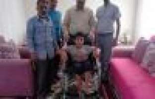 Müftülükten engelliye tekerlekli sandalye