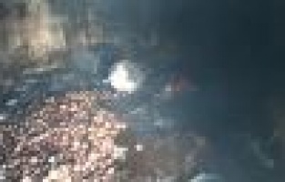 Odunlukta çıkan yangın korkuttu