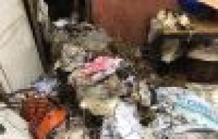 Odunluktan çıkan yangın korkuttu