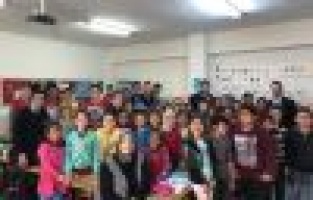 Öğrencilere trafik eğitimi verildi