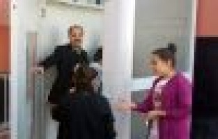 Okula Engelliler İçin Asansör Yapıldı