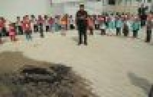 Okulda yangın tatbikatı gerçeği aratmadı