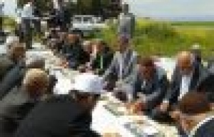 ONLARCA KÖYÜ ŞÜKÜR DUASI YAPTI