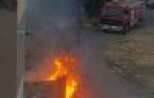 Otluk alanda çıkan yangın korkuttu