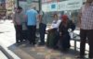 Otobüs Durağında Bomba Paniği