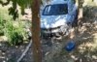 Otomobil dereye yuvarlandı: 2 yaralı