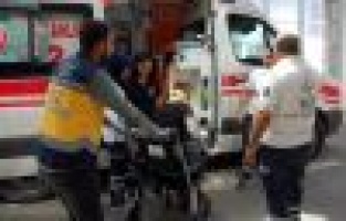 Otomobil ile motosiklet çarpıştı: 1 yaralı