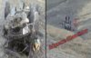 Otomobil Şarampolden Yuvarlandı