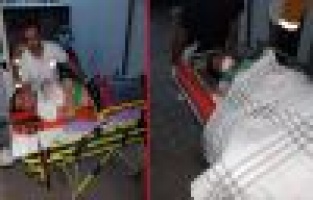 OTOMOBİL ŞARAMPOLE UÇTU: 5 YARALI