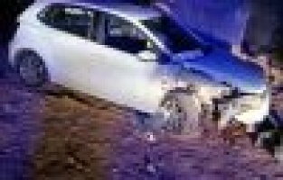 Otomobil şarampole yuvarlandı: 1 yaralı