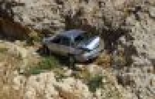 Otomobil şarampole yuvarlandı: 1 Yaralı