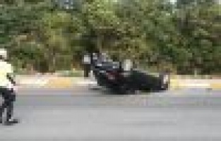 Otomobil takla attı: 1 yaralı