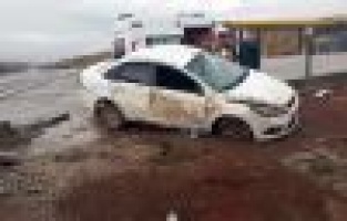 Otomobil takla attı: 1 yaralı