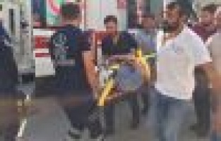 Otomobil yayaya çarptı: 1 yaralı