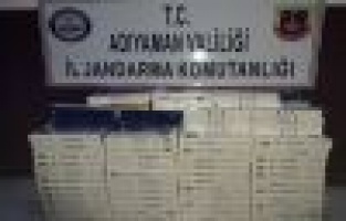 Otomobilde kaçak sigara ele geçirildi