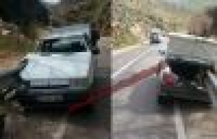 OTOMOBİLE OK GİBİ SAPLANDI..!