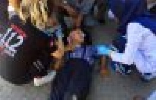 Otomobille akülü engelli aracı çarpıştı: 1 yaralı