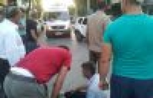 Otomobille bisiklet çarpıştı: 1yaralı