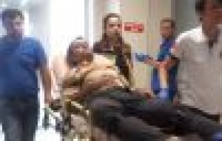 Otomobille motosiklet çarpıştı: 1 Yaralı