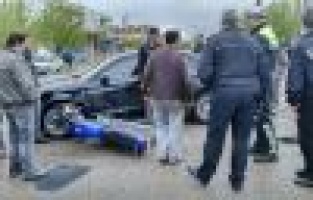  OTOMOBİLLE MOTOSİKLET ÇARPIŞTI: 1 YARALI