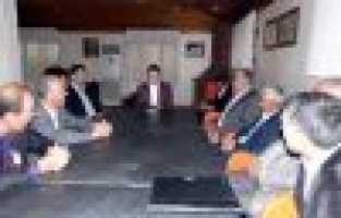POLİS MUHTARLARLA HUZUR TOPLANTISI YAPTI