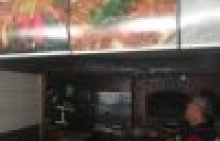 Restoranın mutfak bölümünde yangın