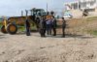 Samsat'ta Köy Yolları Stabilize Çalışmaları Başladı