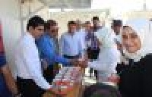 Samsat'ta öğrenciler aşure programı düzenledi