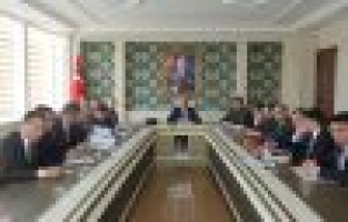 SEÇİM GÜVENLİĞİ TOPLANTISI YAPILDI 