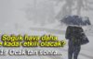 Sibirya soğukları geliyor