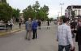 Silahlı çatışma kameralara yansıdı