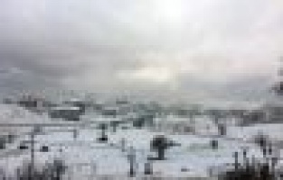 Sincik ve Çelikhan'a yılın ilk karı yağdı 