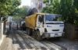 Siteler Mahallesi’nde asfaltlama öncesi hazırlık çalışması