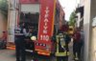 Suriyelilerin kaldığı evde yangın