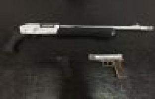 Tabancalar ve tüfek ele geçirildi