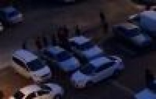 Tekme ve yumruklarla birbirlerine girdiler