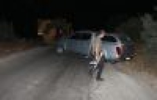 Terör örgütü iş makinelerini yaktı