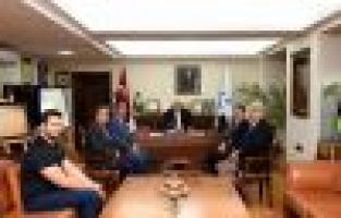 THOF Başkan Vekili Kaya Rektör Gönüllü ile bir araya geldi