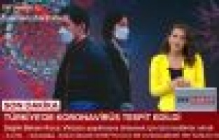 Türkiye'de Koronavirüs'ü Tespit Edildi