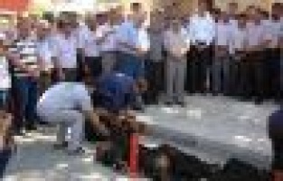 Tut ilçesinde kurbanlar kesildi