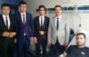 Ülkü Ocukları Gazileri Gata’da Ziyaret Etti