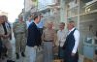 Vali Abdullah Erin, Çelikhanlılarla buluştu