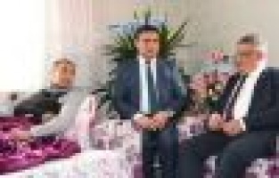 Vali Aykut Pekmez’den İdlib gazisine ziyaret