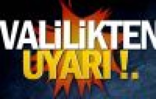 Valilikten Son Dakika Açıklaması..!