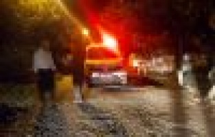 Vatandaş kovalayınca çaldıklarını bırakıp kaçtılar