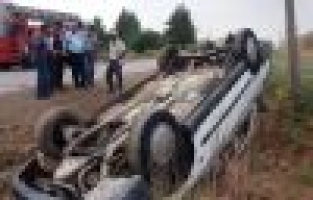 Yağmur Yağışı Kazaya Neden Oldu